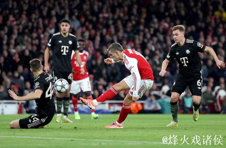 欧冠集锦：阿森纳3-1击败拜仁 姆巴佩表现抢眼